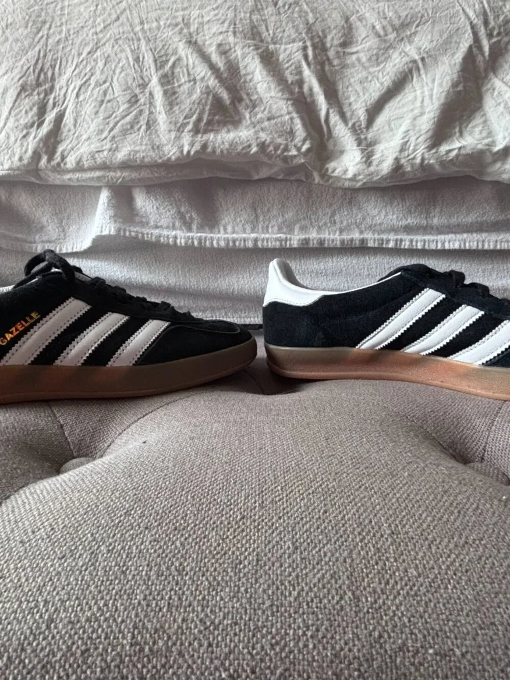 Adidas Gazelle Indoor Sneakers - Black with white